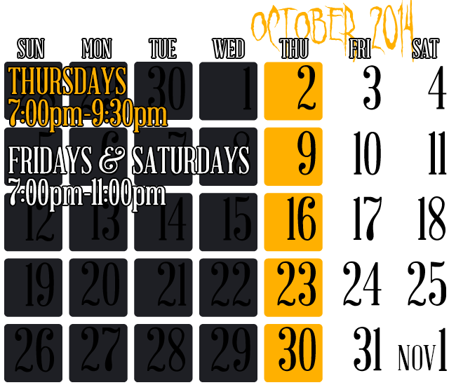 Dates & Hours of Operation