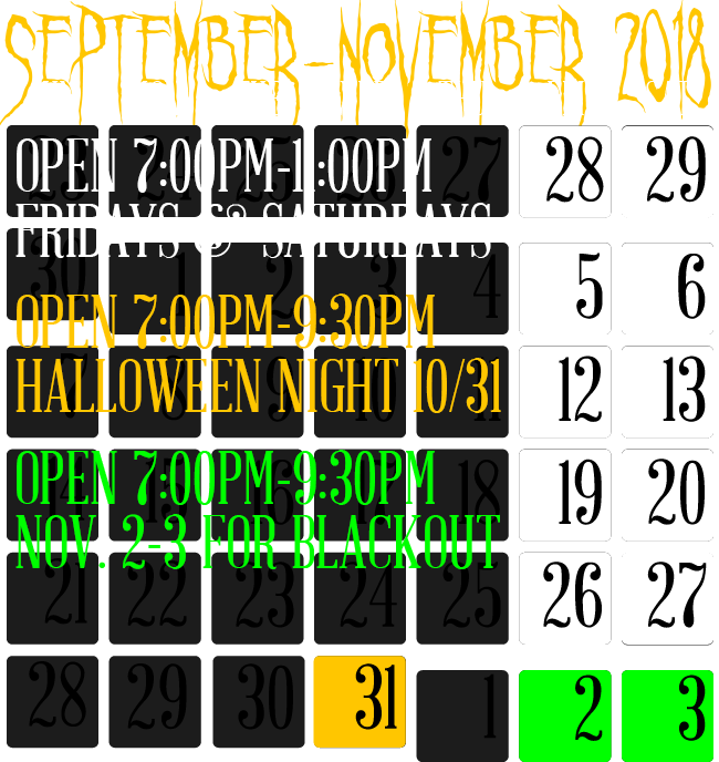 Dates & Hours of Operation